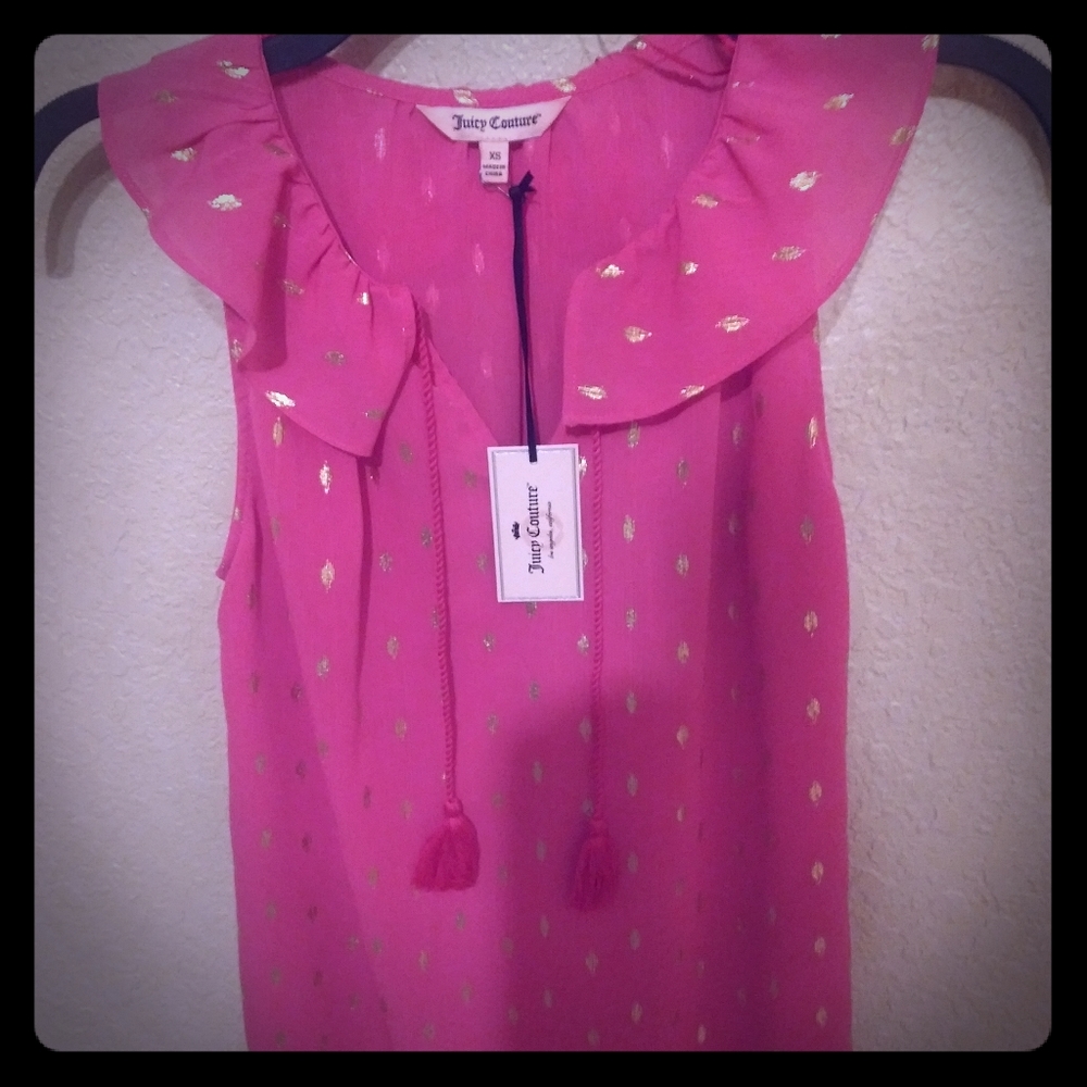 Juicy Couture sleeveless blouse